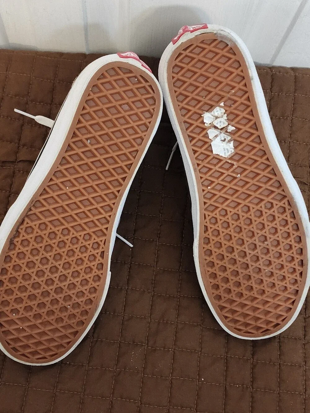 Vans Sk8-Hi Brown Suede Canvas High-Top Sneakers Women 9 Men 7.5 Unisex